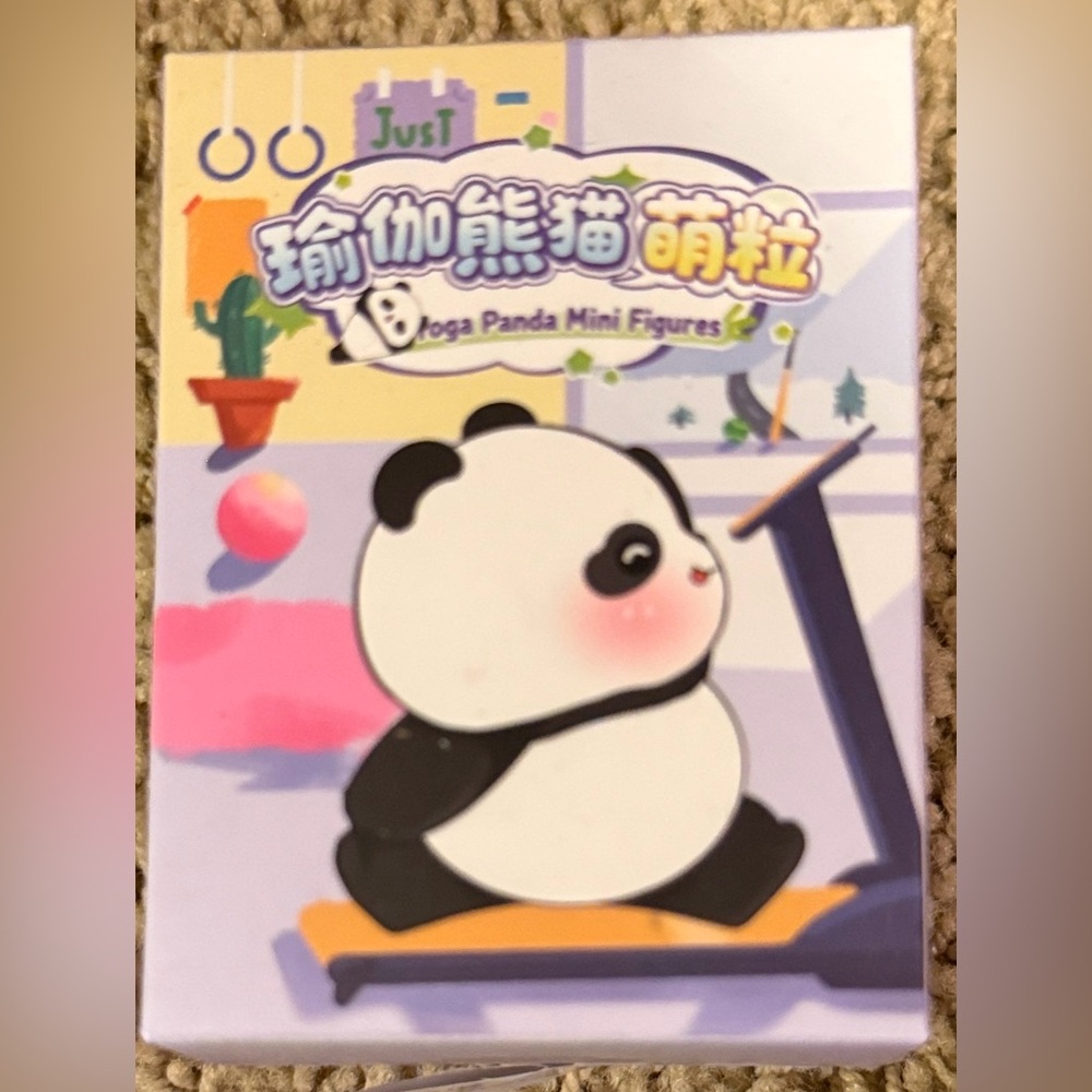 Panda Roll Yoga Series blind box collectible figure